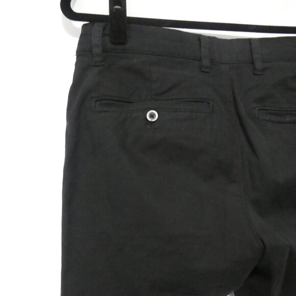 ZARA | size 30 | Black Cotton Denim | Button and Zipper Closure - Picture 10 of 16